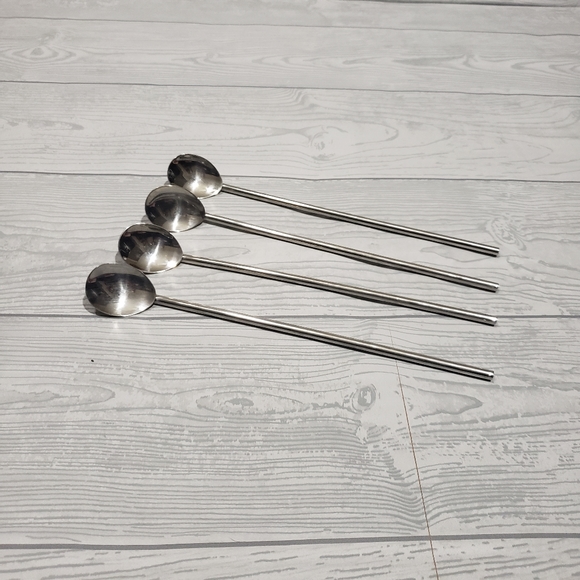 Reusable Stainless Steel Straw/Spoons - Picture 1 of 6